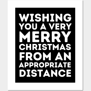 Wishing You A Merry Christmas From An Appropriate Distance Posters and Art